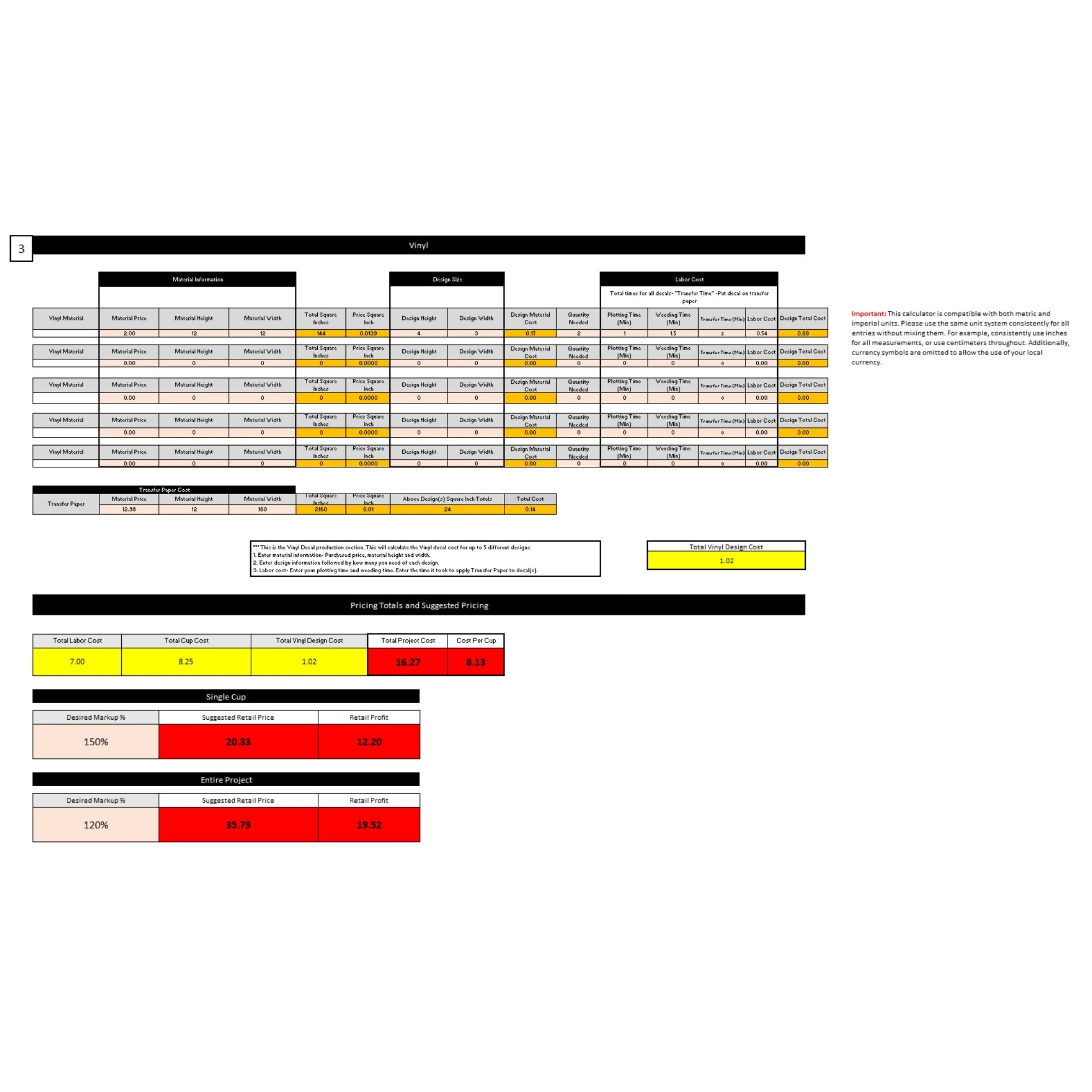 Custom Permanent Vinyl Tumbler Pricing Calculator - Image 3