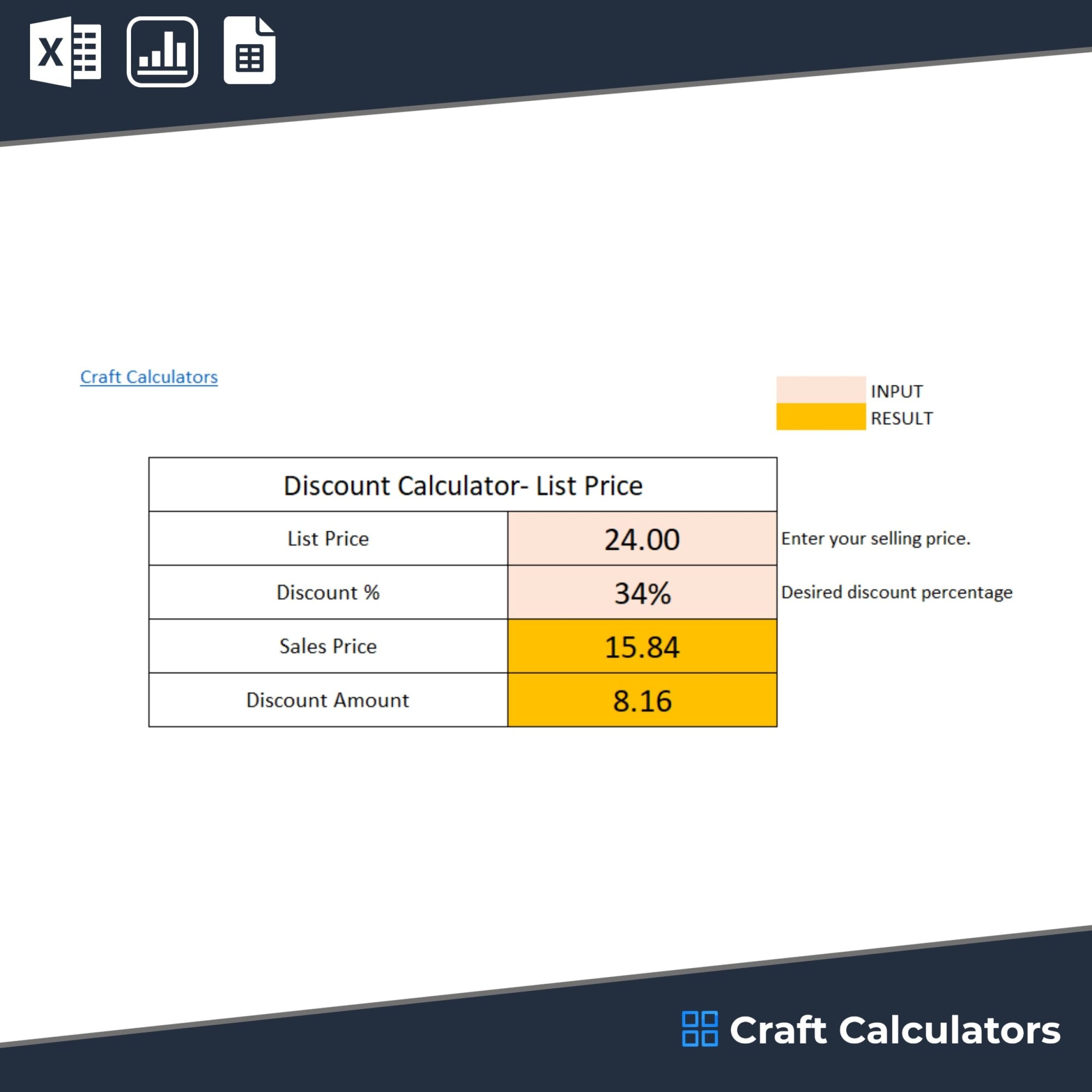 List Price Calculator