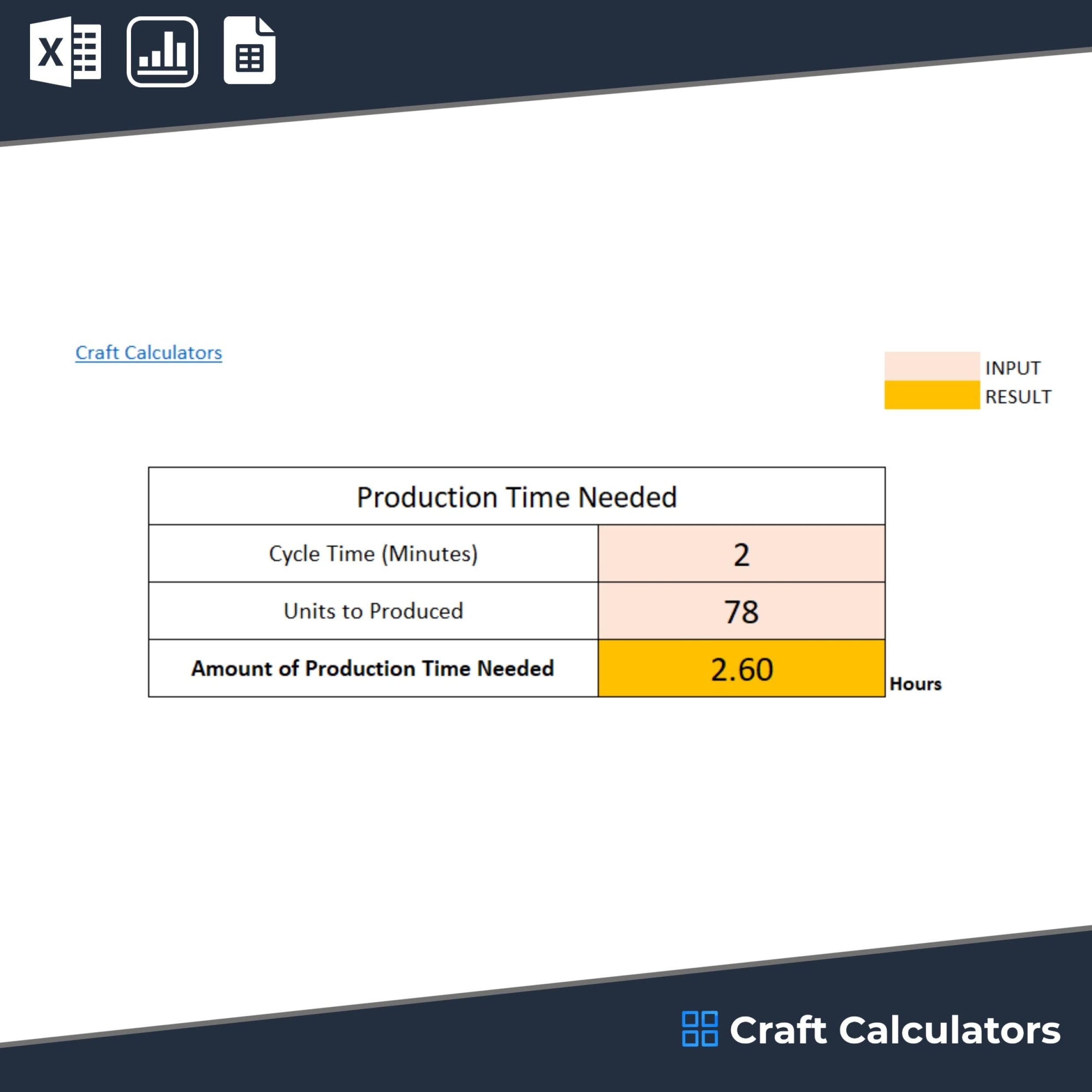 Production Time Calculator