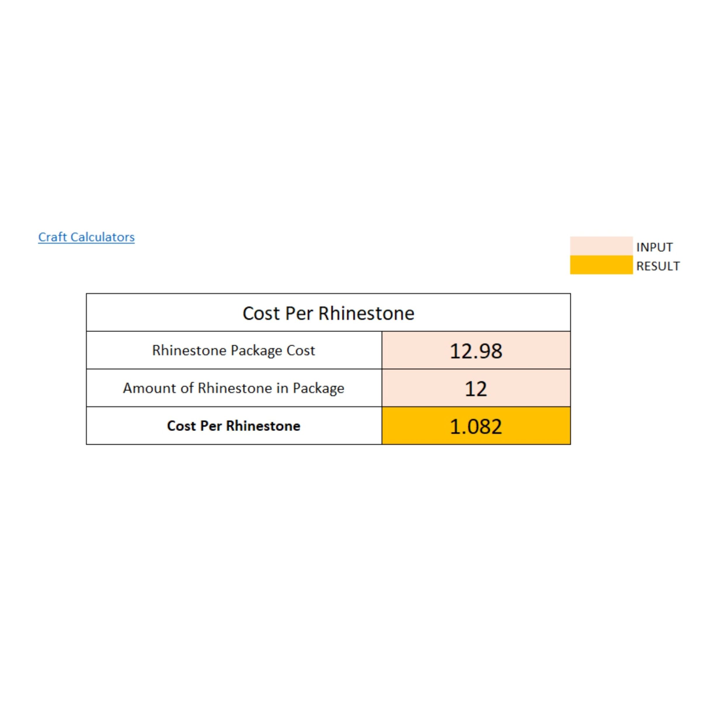 Rhinestone Cost Calculator: Cost of Each Rhinestone - Image 2