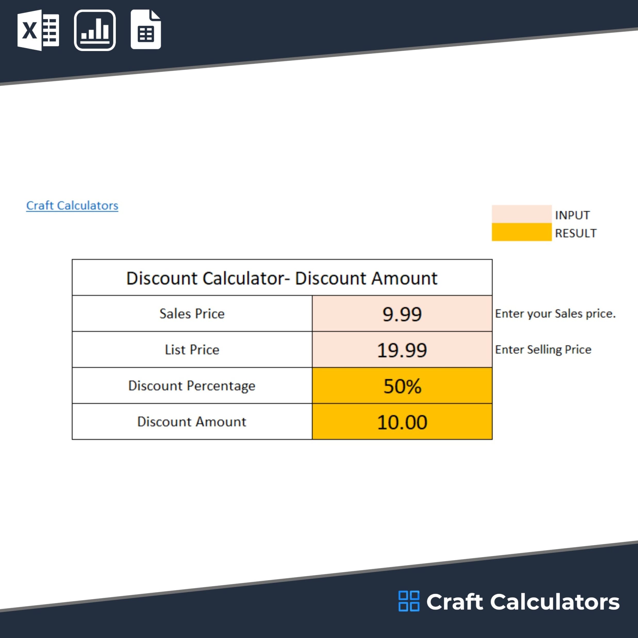 Discount Amount Calculator