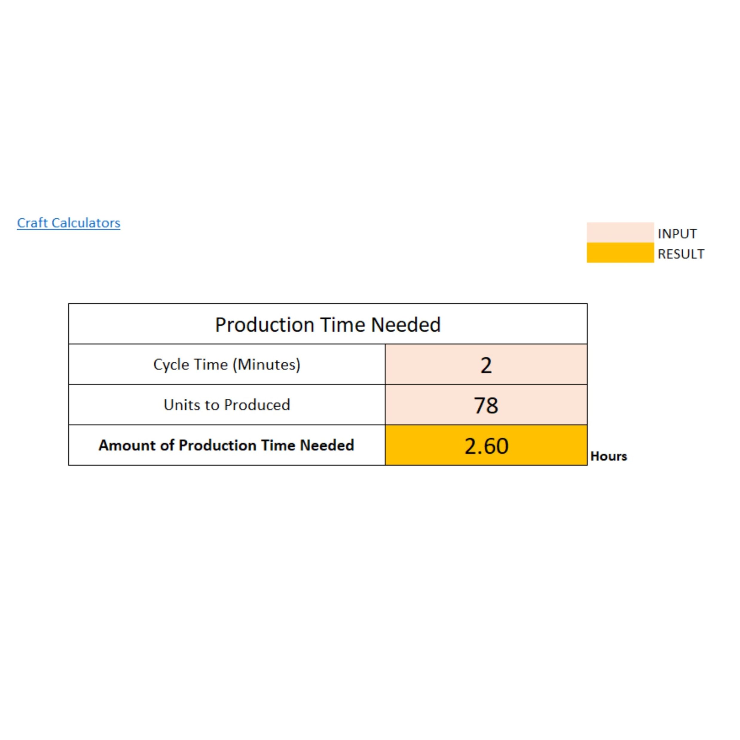 Production Time Calculator - Image 2