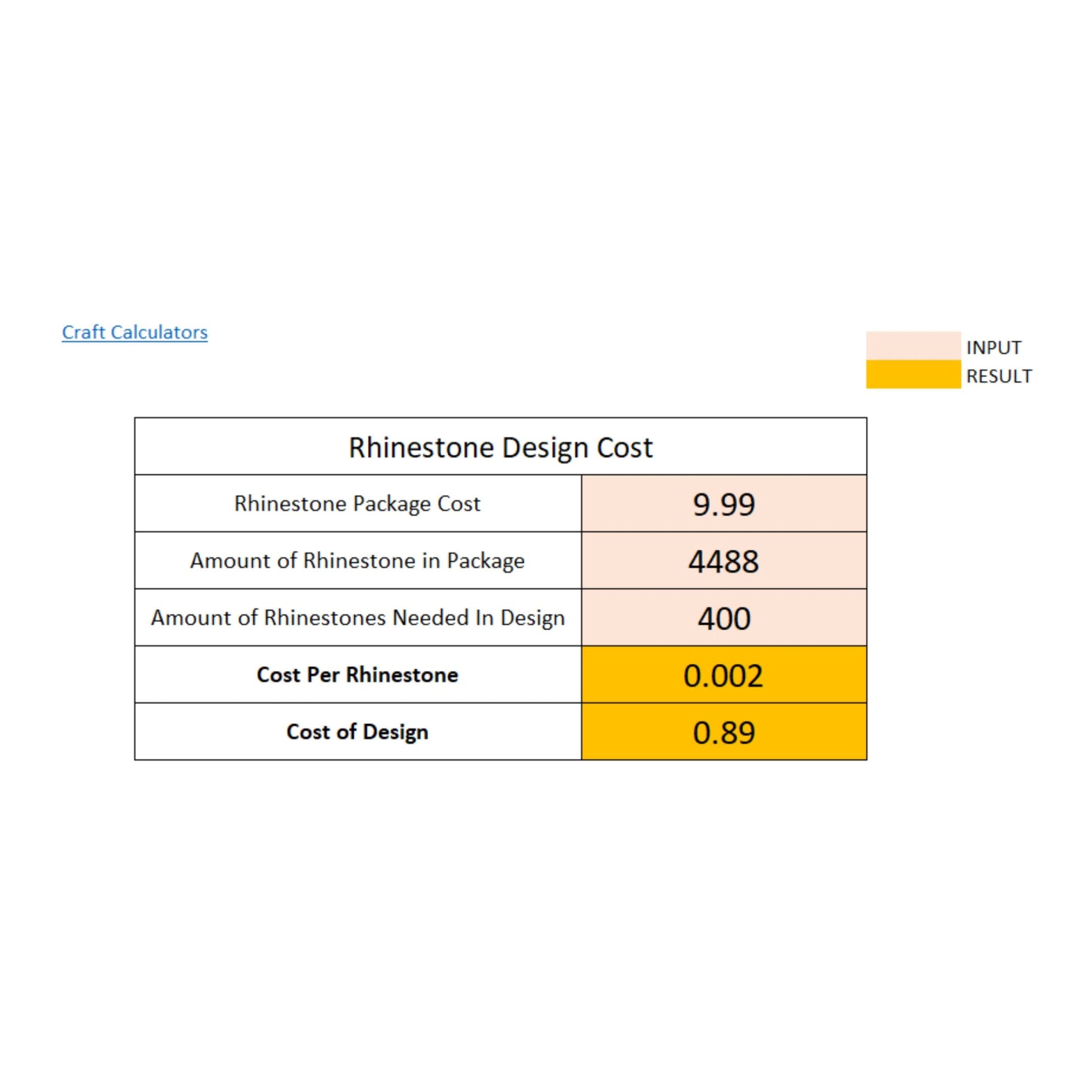 Rhinestone Pricing Calculator: Easily Calculate Rhinestone Costs for Your Projects - Image 2