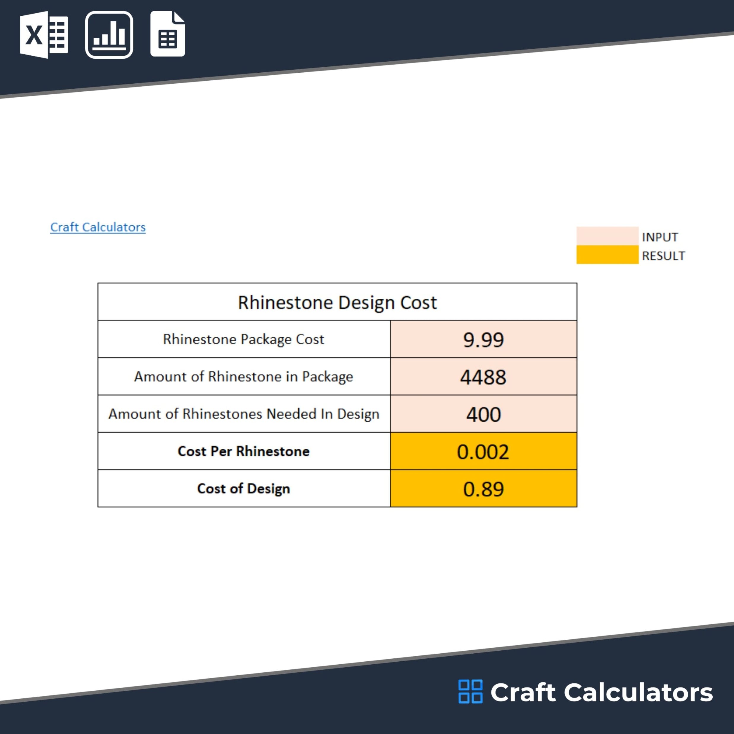 Rhinestone Pricing Calculator: Easily Calculate Rhinestone Costs for Your Projects